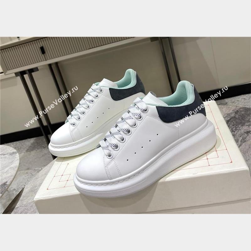 Alexander McQueen Oversized Women/Men Sneakers gray/blue 2023 (danni-231019-17)