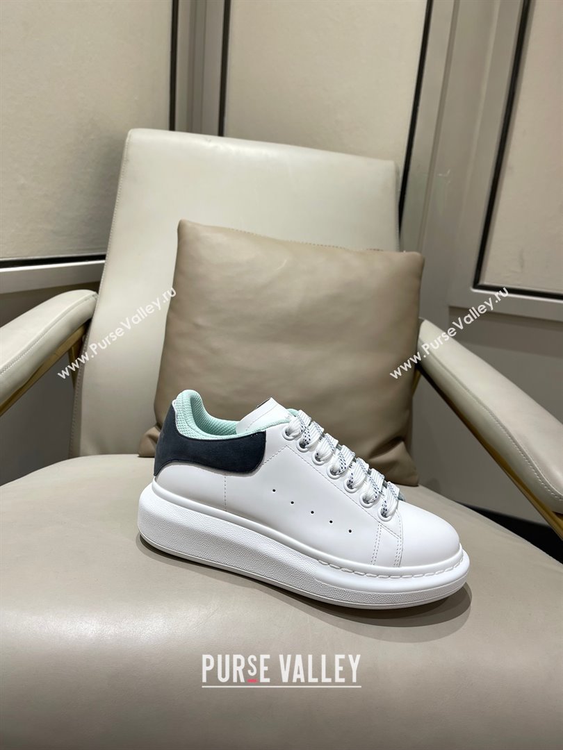 Alexander McQueen Oversized Women/Men Sneakers gray/blue 2023 (danni-231019-17)