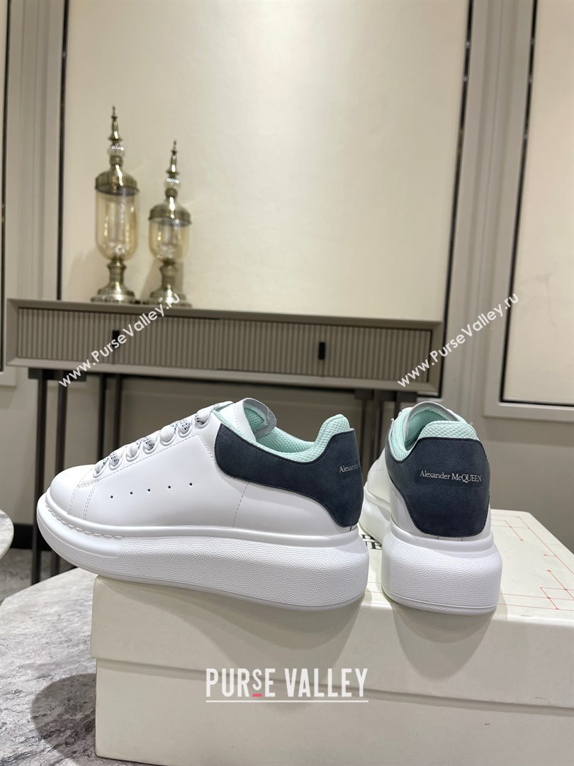 Alexander McQueen Oversized Women/Men Sneakers gray/blue 2023 (danni-231019-17)