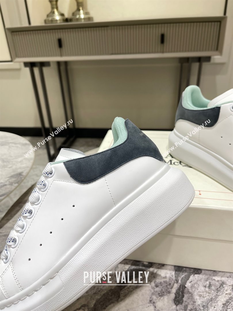 Alexander McQueen Oversized Women/Men Sneakers gray/blue 2023 (danni-231019-17)