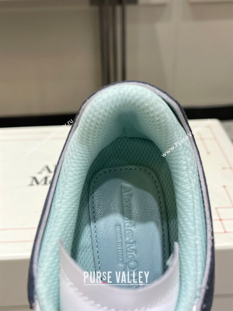 Alexander McQueen Oversized Women/Men Sneakers gray/blue 2023 (danni-231019-17)