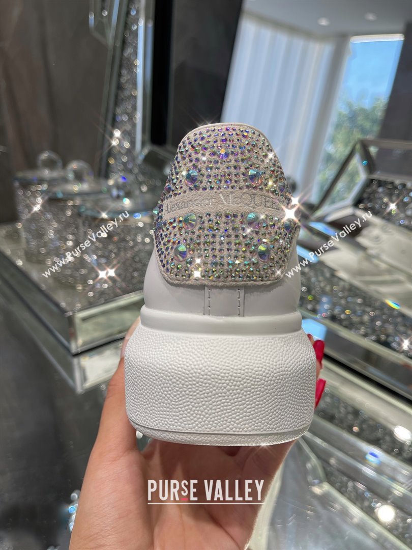 Alexander McQueen Womens Oversized Sneaker with crystal-embellishment 2023 (danni-231019-02)