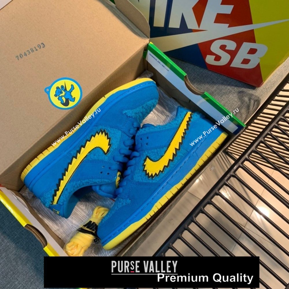 Grateful Dead X Nike SB Dunk Low QS" YELLOW BEAR" sneakers 04 (GD0768-6920)
