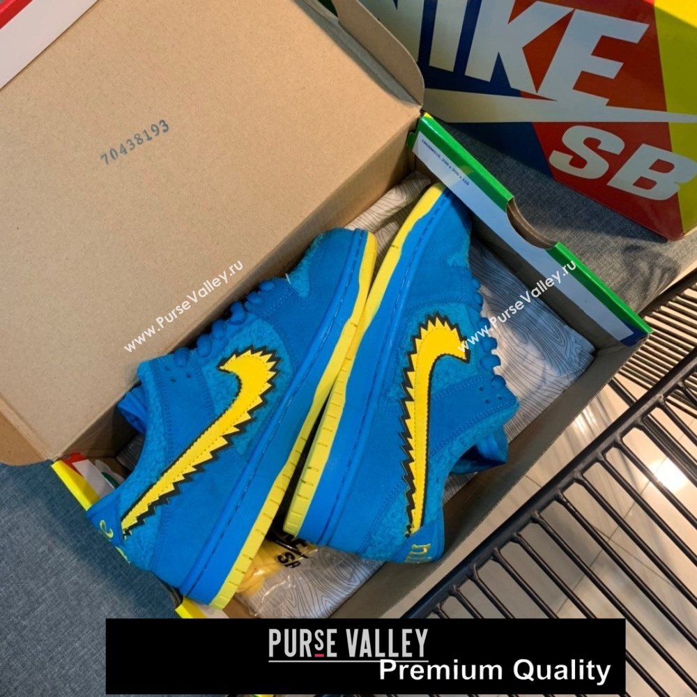 Grateful Dead X Nike SB Dunk Low QS" YELLOW BEAR" sneakers 04 (GD0768-6920)