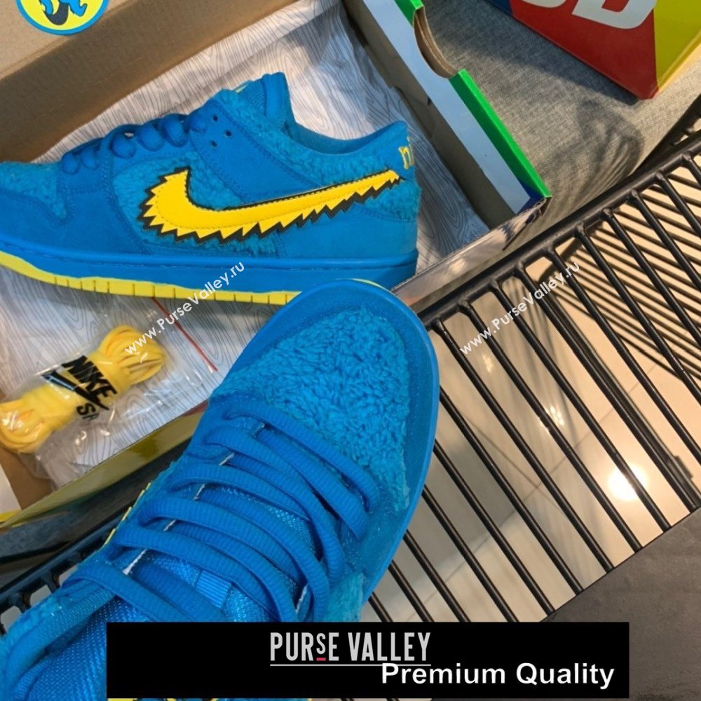 Grateful Dead X Nike SB Dunk Low QS" YELLOW BEAR" sneakers 04 (GD0768-6920)