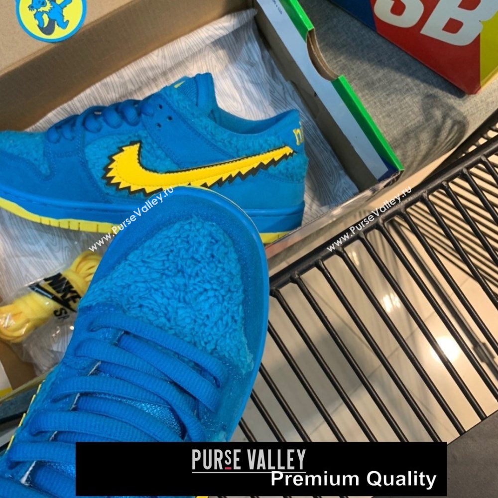 Grateful Dead X Nike SB Dunk Low QS" YELLOW BEAR" sneakers 04 (GD0768-6920)
