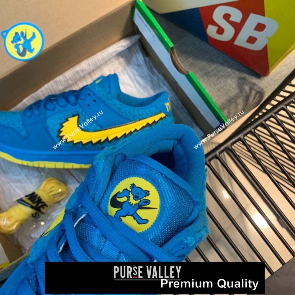 Grateful Dead X Nike SB Dunk Low QS" YELLOW BEAR" sneakers 04 (GD0768-6920)