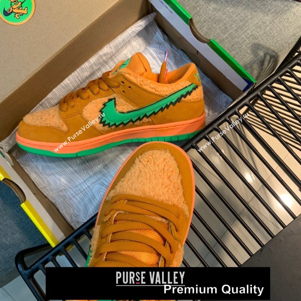 Grateful Dead X Nike SB Dunk Low QS" YELLOW BEAR" sneakers 05 (GD0768-5201)