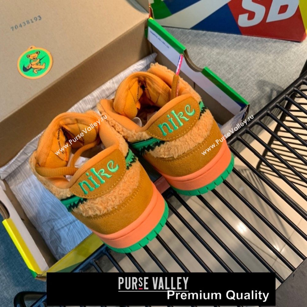 Grateful Dead X Nike SB Dunk Low QS" YELLOW BEAR" sneakers 05 (GD0768-5201)