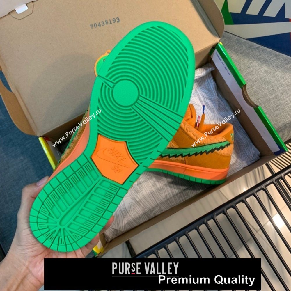 Grateful Dead X Nike SB Dunk Low QS" YELLOW BEAR" sneakers 05 (GD0768-5201)