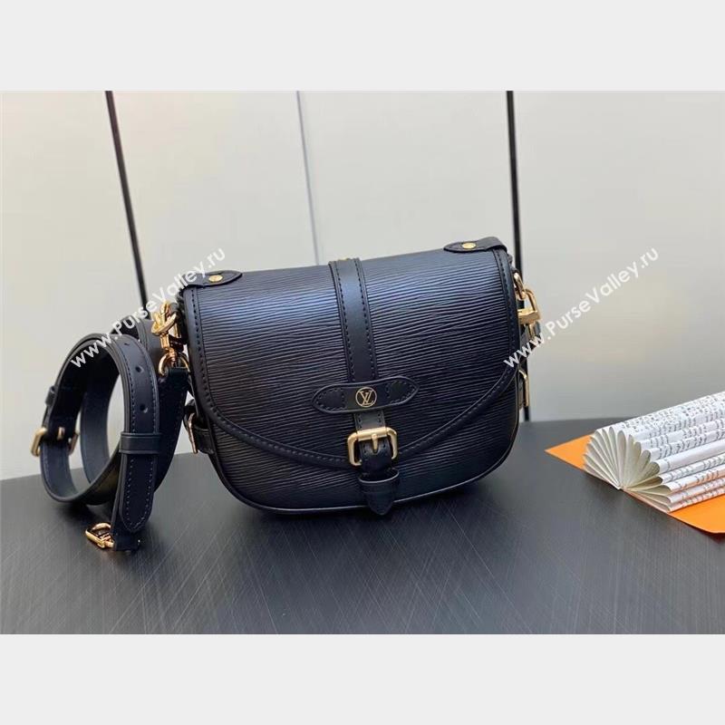 louis vuitton Saumur BB bag in EPI leather black M23469 2023 (kiki-230928-02)