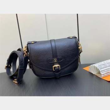 louis vuitton Saumur BB bag in EPI leather black M23469 2023 (kiki-230928-02)