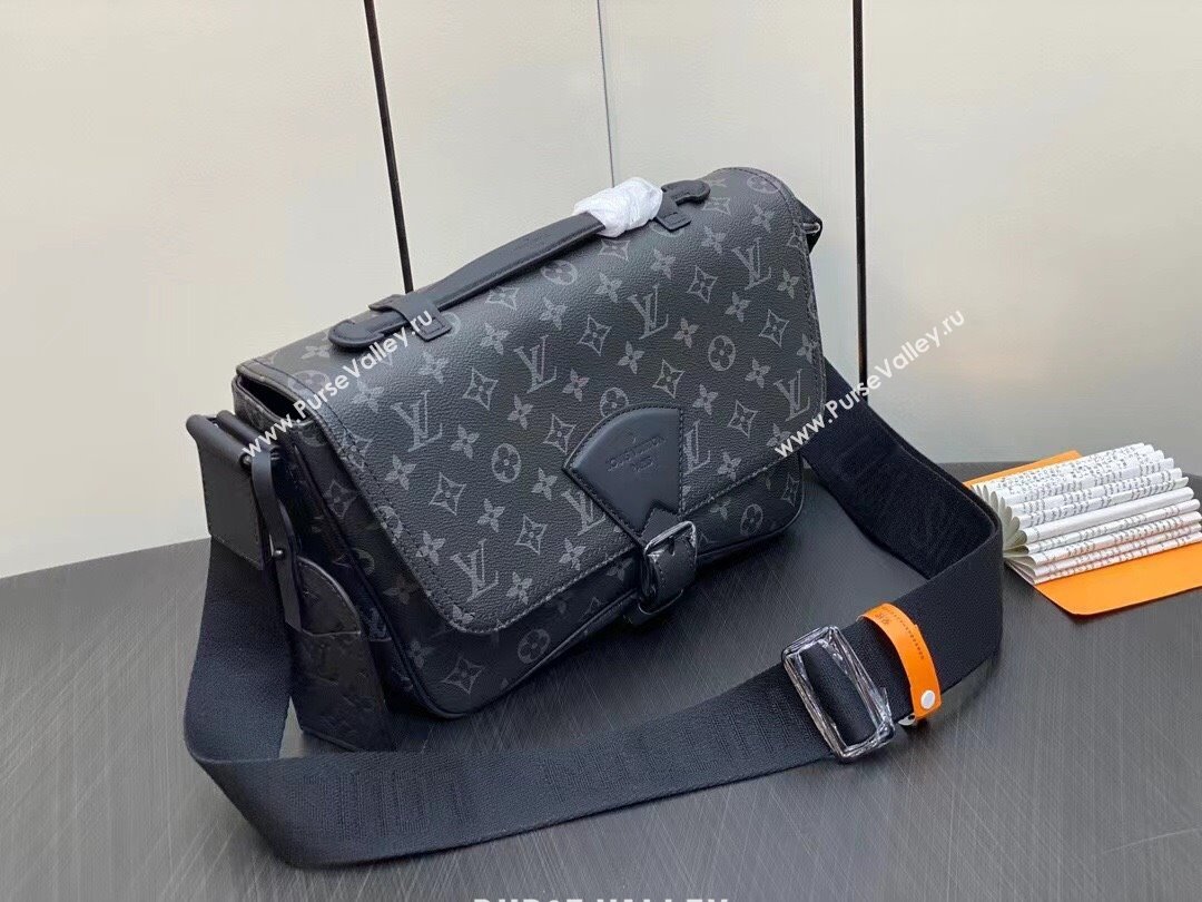Louis Vuitton Monogram Eclipse Montsouris Messenger Bag M46685 2023 (kiki-230928-11)