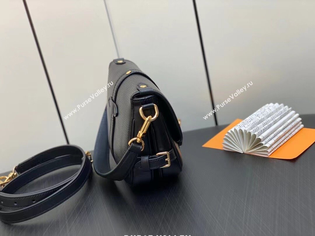 louis vuitton Saumur BB bag in EPI leather black M23469 2023 (kiki-230928-02)