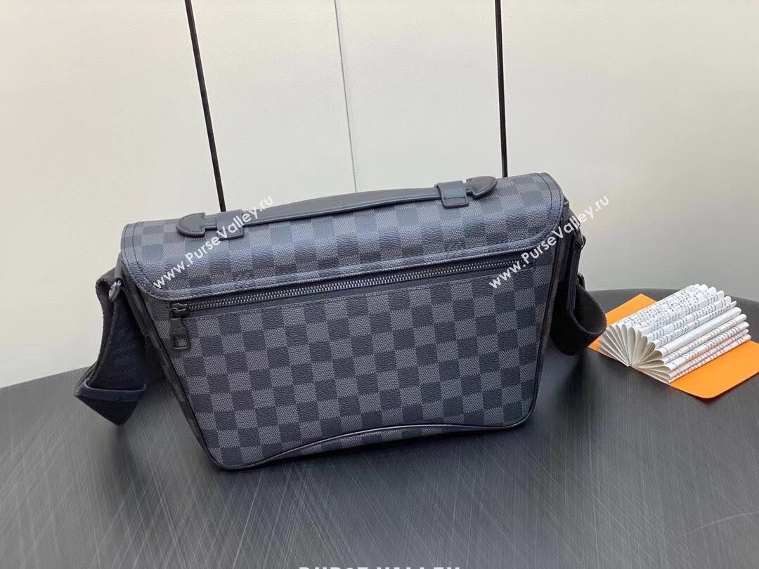 Louis Vuitton Damier Graphite Montsouris Messenger Bag M46685 2023 (kiki-230928-13)