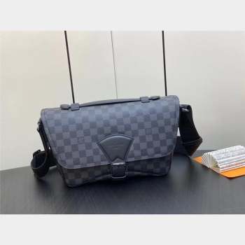 Louis Vuitton Damier Graphite Montsouris Messenger Bag M46685 2023 (kiki-230928-13)