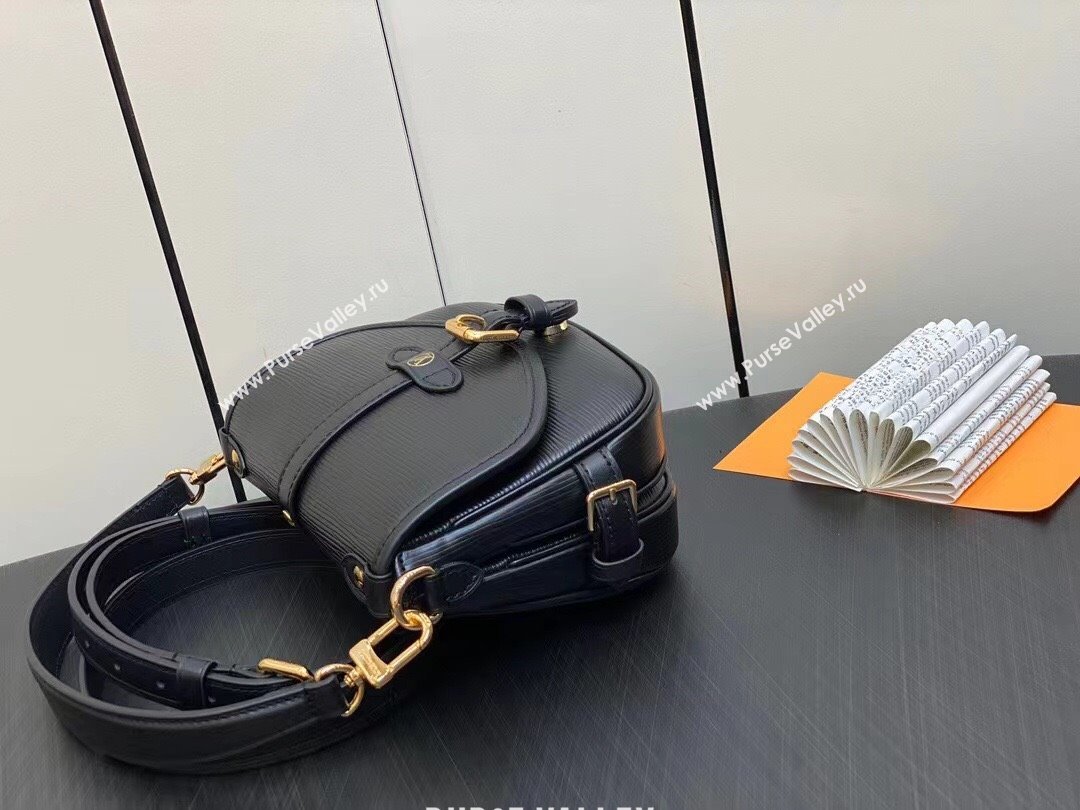 louis vuitton Saumur BB bag in EPI leather black M23469 2023 (kiki-230928-02)