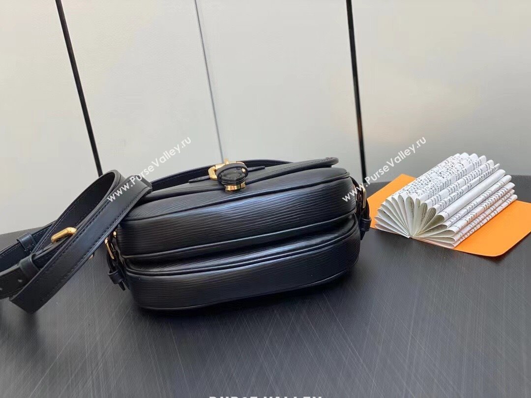 louis vuitton Saumur BB bag in EPI leather black M23469 2023 (kiki-230928-02)