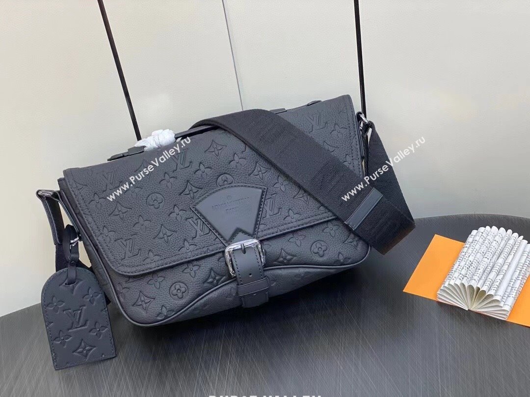 Louis Vuitton Monogram Empreinte Montsouris Messenger Bag M46685 2023 (kiki-230928-14)