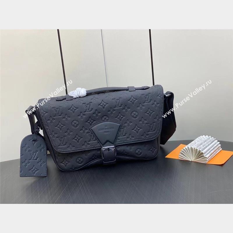 Louis Vuitton Monogram Empreinte Montsouris Messenger Bag M46685 2023 (kiki-230928-14)