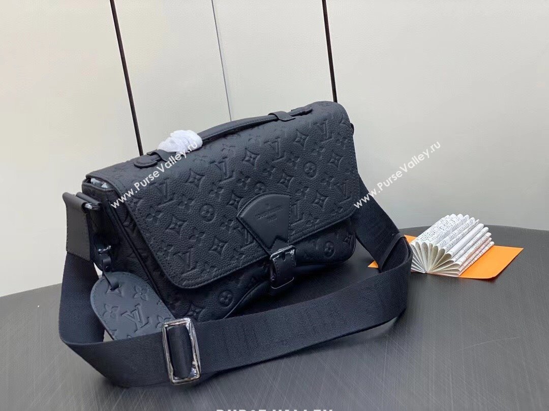 Louis Vuitton Monogram Empreinte Montsouris Messenger Bag M46685 2023 (kiki-230928-14)