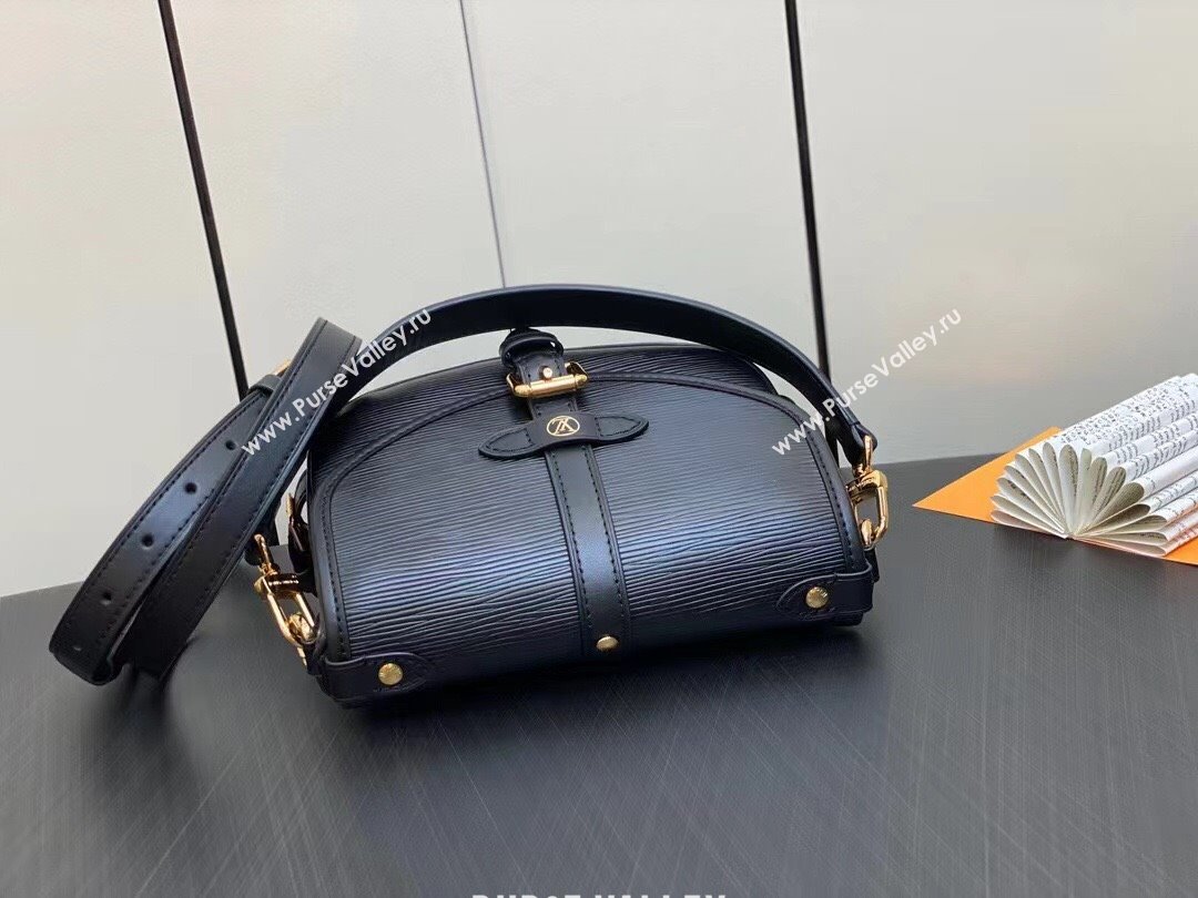 louis vuitton Saumur BB bag in EPI leather black M23469 2023 (kiki-230928-02)