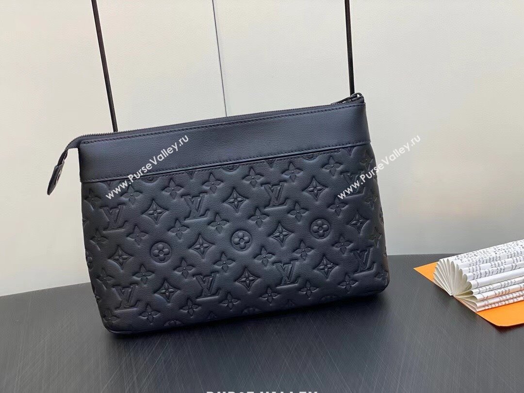 LOUIS VUITTON Monogram Empreinte POCHETTE VOYAGE SOUPLE M82543 2023 (kiki-230928-18)