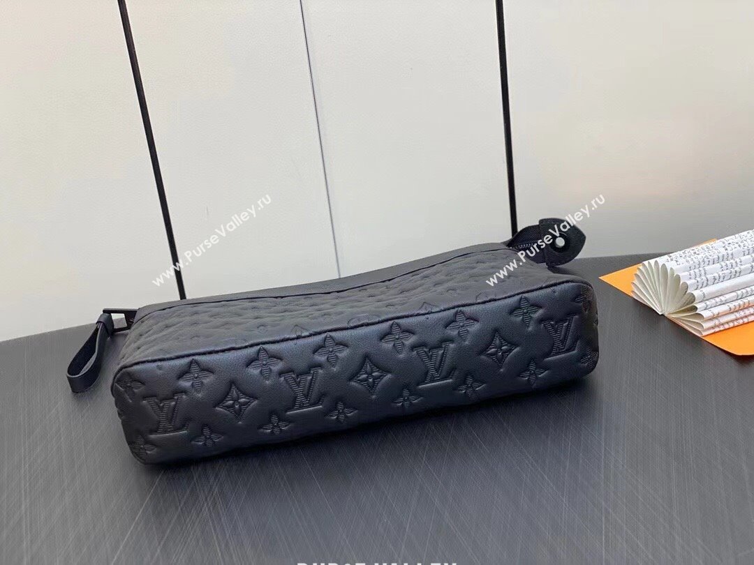 LOUIS VUITTON Monogram Empreinte POCHETTE VOYAGE SOUPLE M82543 2023 (kiki-230928-18)