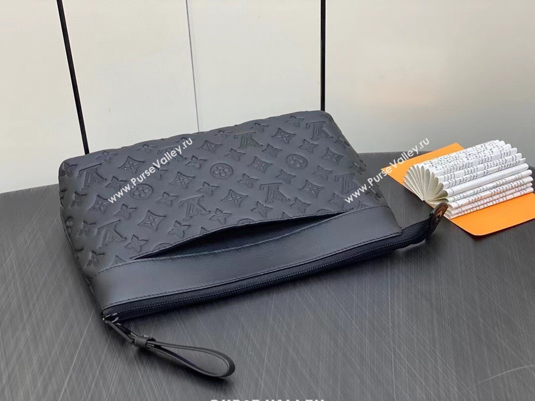 LOUIS VUITTON Monogram Empreinte POCHETTE VOYAGE SOUPLE M82543 2023 (kiki-230928-18)
