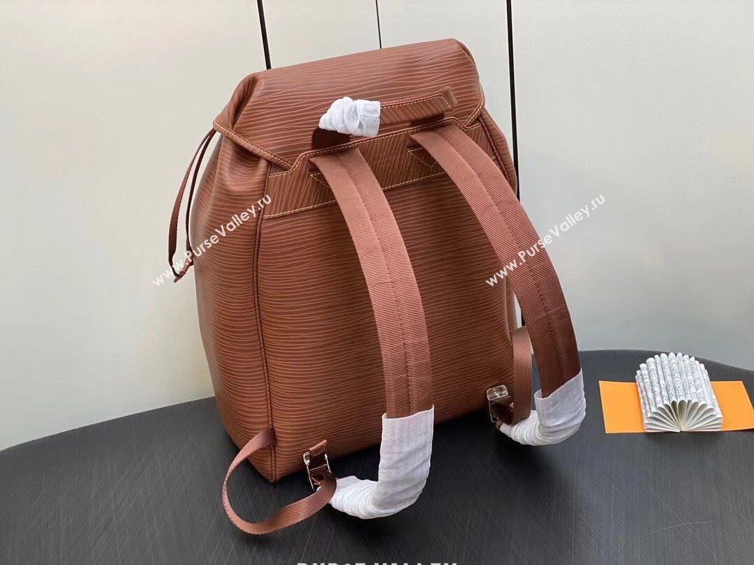 louis vuitton Montsouris Backpack in EPI leather Cognac M23099 2023 (kiki-230928-03)