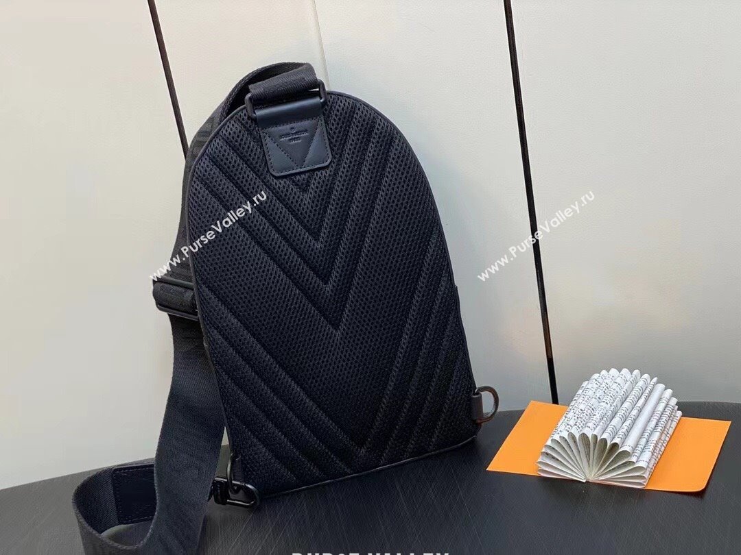 louis vuitton Pilot Slingbag M23736 BLACK 2023 (kiki-230928-20)