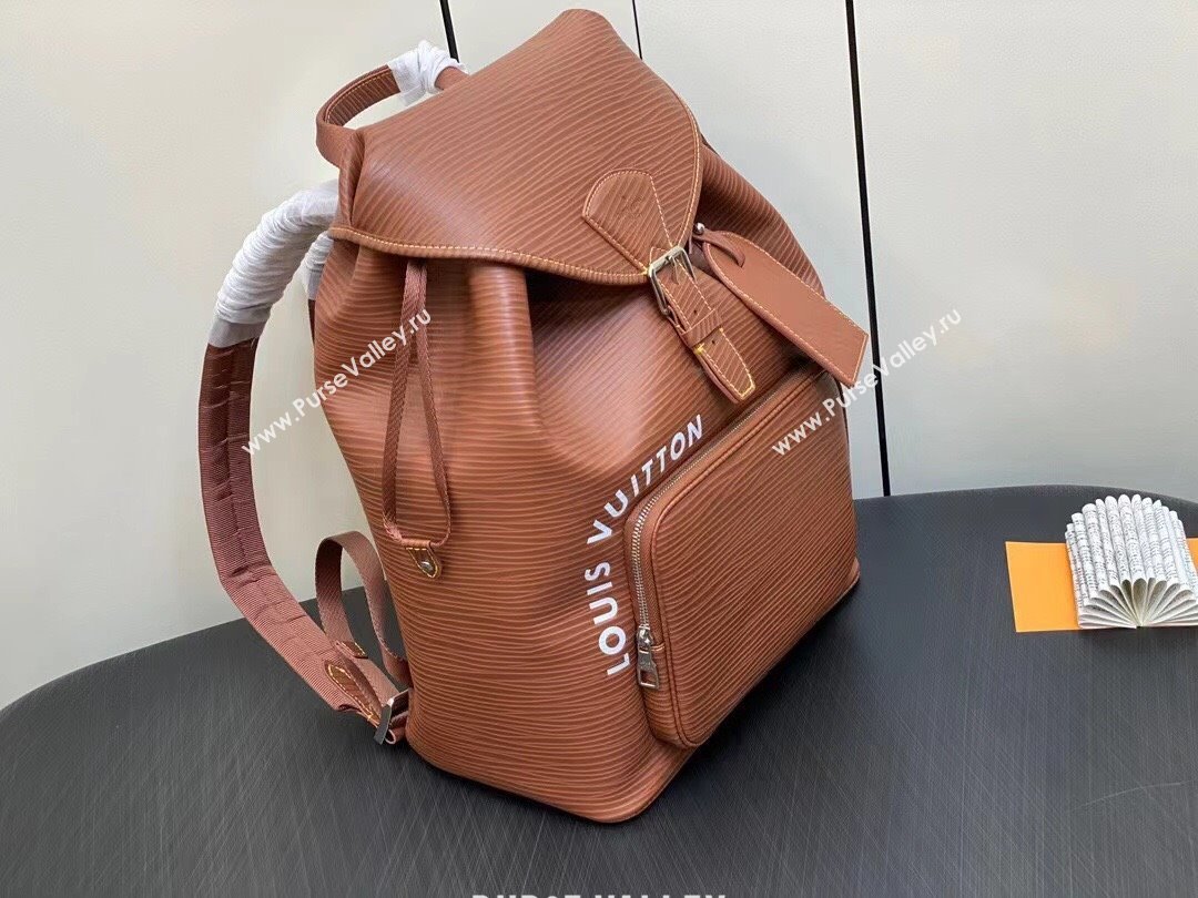 louis vuitton Montsouris Backpack in EPI leather Cognac M23099 2023 (kiki-230928-03)