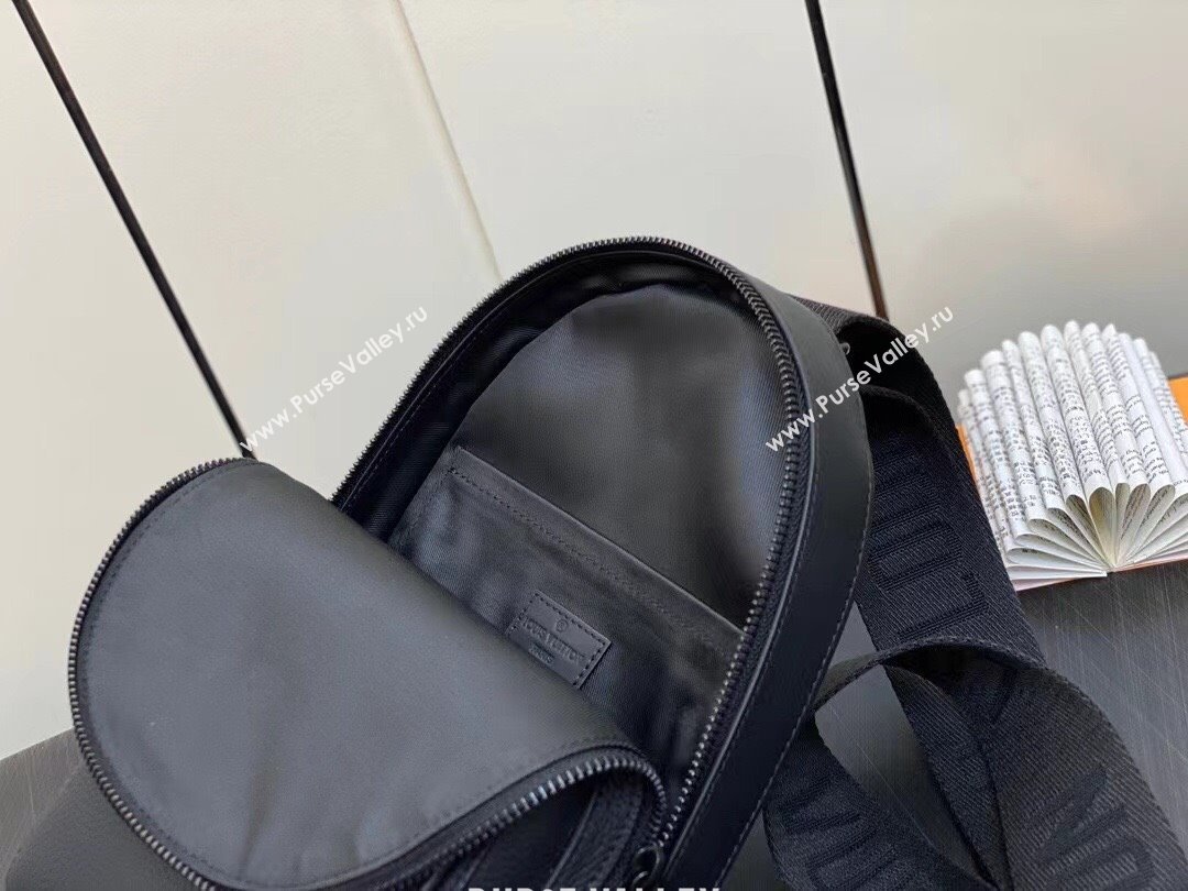 louis vuitton Pilot Slingbag M23736 BLACK 2023 (kiki-230928-20)