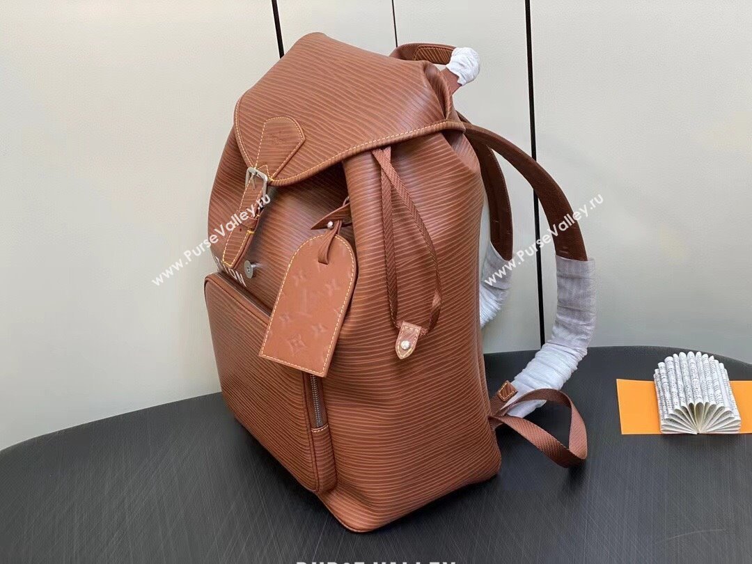 louis vuitton Montsouris Backpack in EPI leather Cognac M23099 2023 (kiki-230928-03)