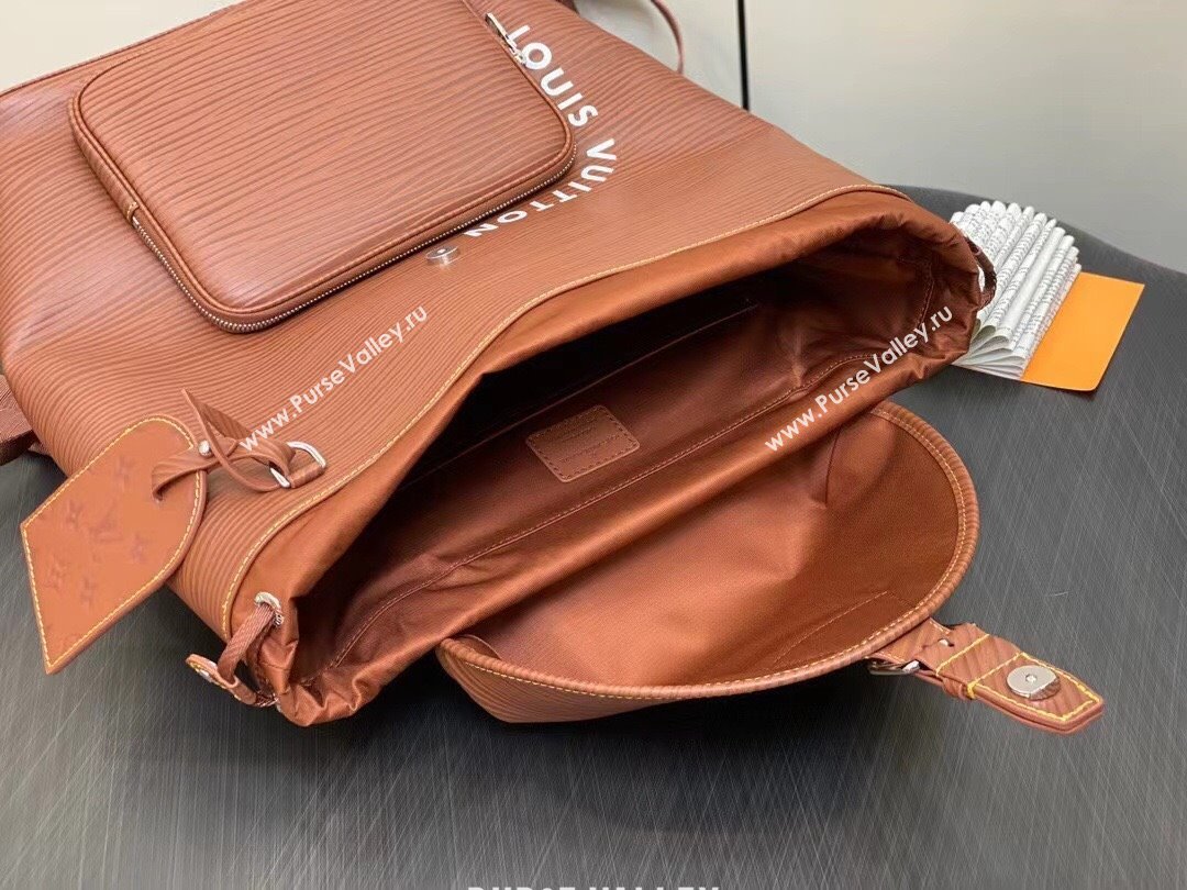 louis vuitton Montsouris Backpack in EPI leather Cognac M23099 2023 (kiki-230928-03)