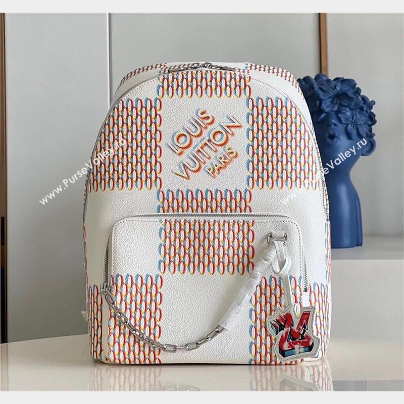 Louis Vuitton DAMIER SPRAY Racer Backpack M20664 2023 (kiki-230928-23)