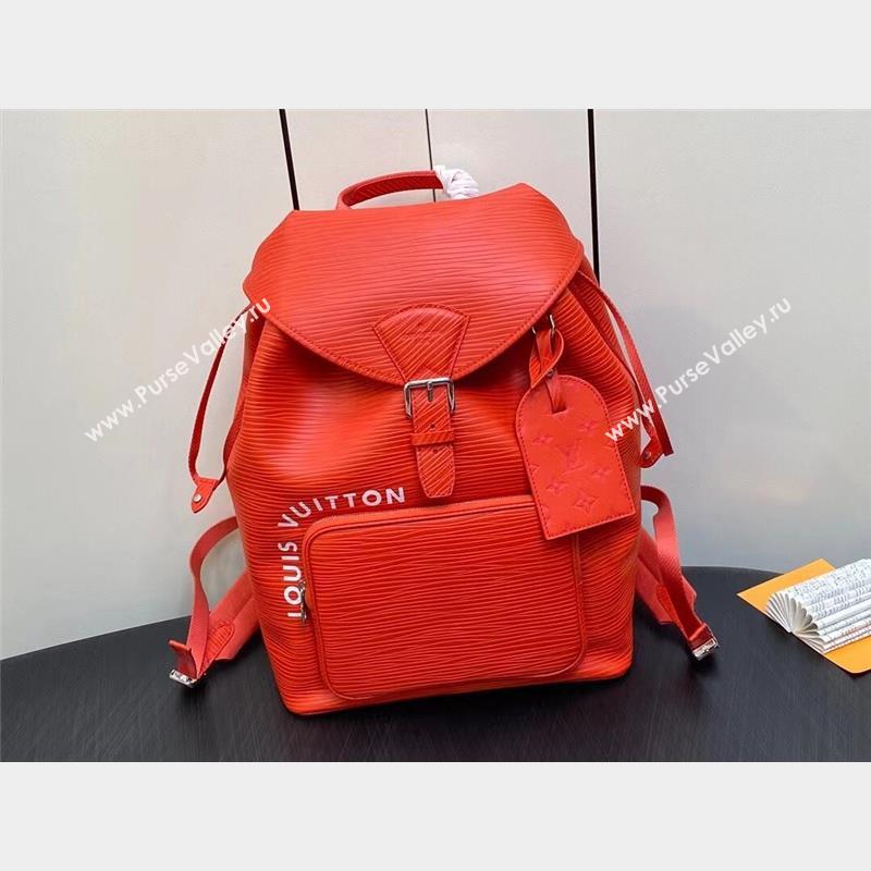 louis vuitton Montsouris Backpack in EPI leather RED M23099 2023 (kiki-230928-04)