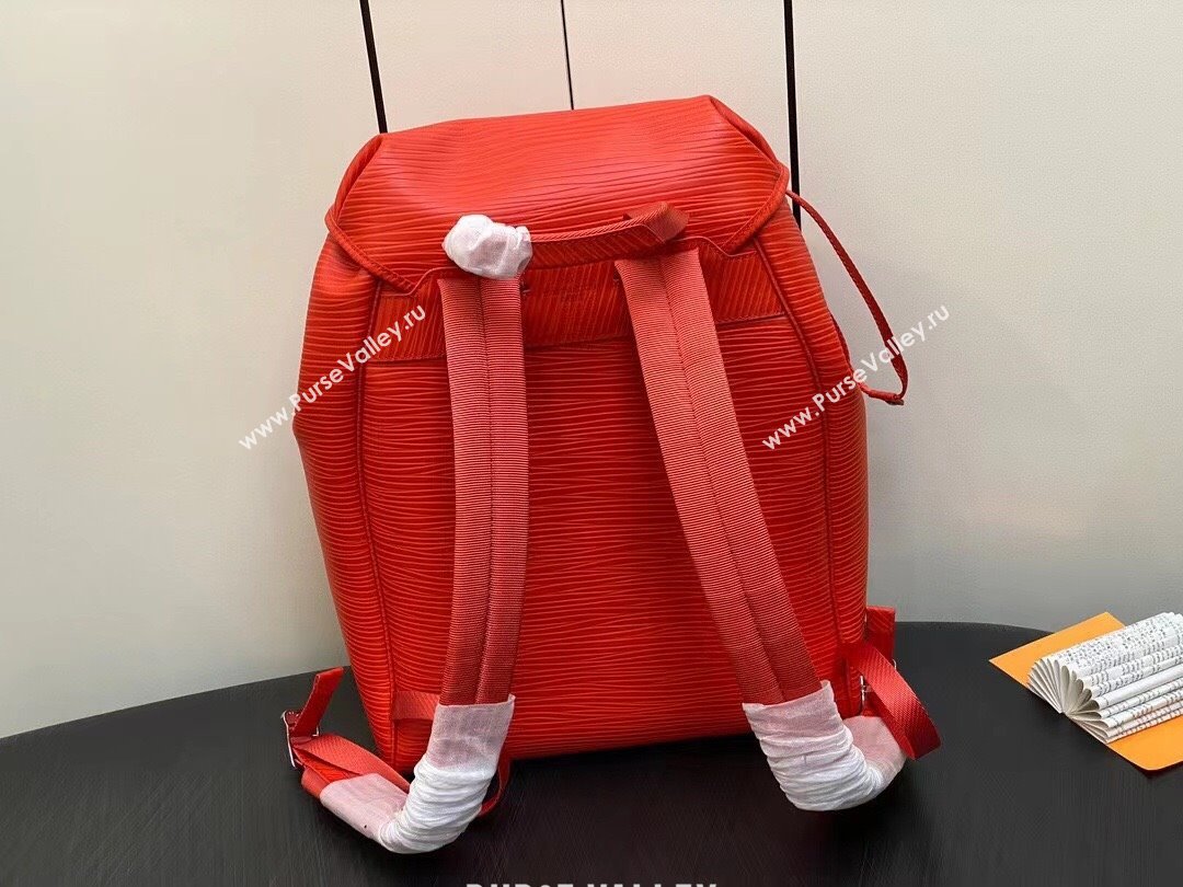 louis vuitton Montsouris Backpack in EPI leather RED M23099 2023 (kiki-230928-04)