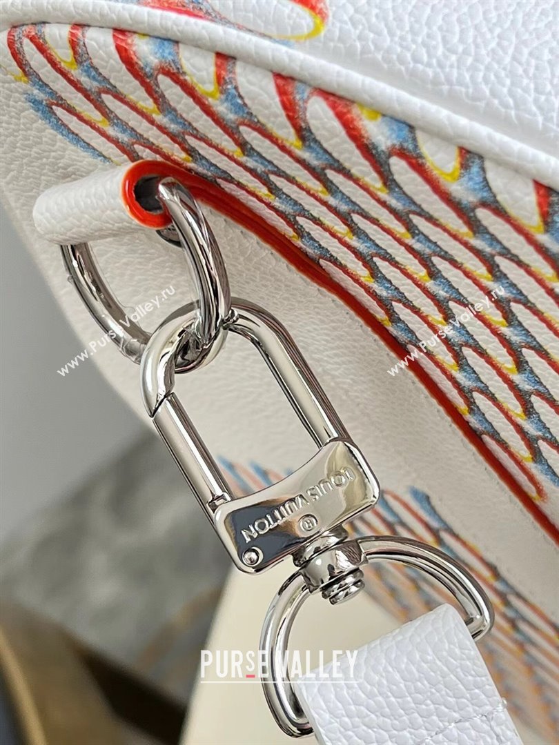 louis vuitton DAMIER SPRAY Keepall 50 M20563 2023 (kiki-230928-24)