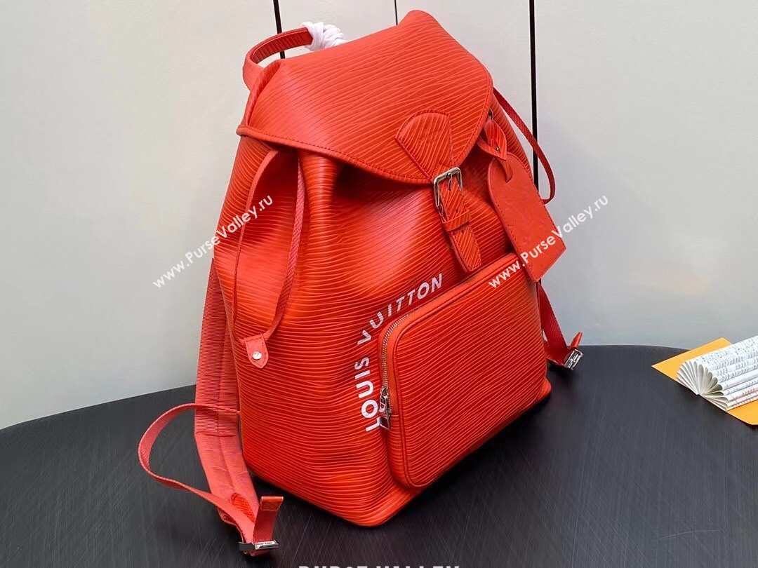 louis vuitton Montsouris Backpack in EPI leather RED M23099 2023 (kiki-230928-04)