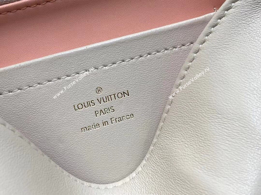 Louis Vuitton Monogram-embossed Lambskin Pochette Coussin Bag M82889 (kiki-230928-26)