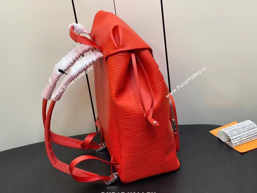 louis vuitton Montsouris Backpack in EPI leather RED M23099 2023 (kiki-230928-04)