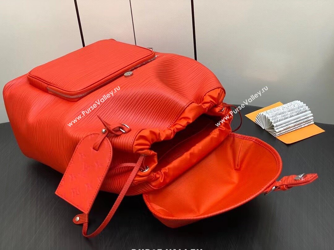 louis vuitton Montsouris Backpack in EPI leather RED M23099 2023 (kiki-230928-04)