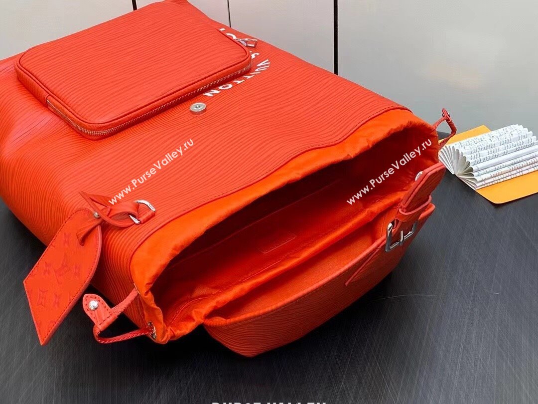 louis vuitton Montsouris Backpack in EPI leather RED M23099 2023 (kiki-230928-04)