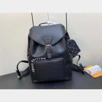 louis vuitton Montsouris Backpack in EPI leather BLACK M23099 2023 (kiki-230928-05)