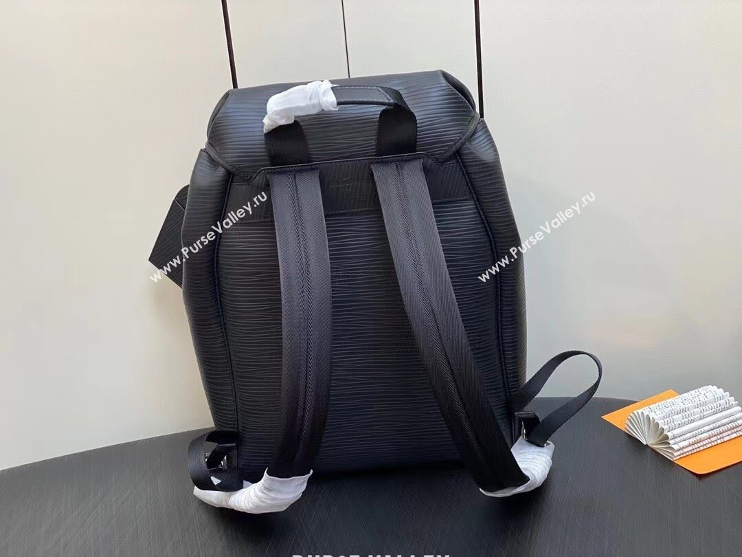 louis vuitton Montsouris Backpack in EPI leather BLACK M23099 2023 (kiki-230928-05)