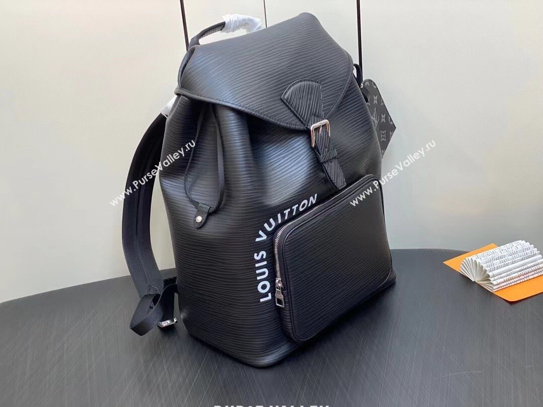 louis vuitton Montsouris Backpack in EPI leather BLACK M23099 2023 (kiki-230928-05)