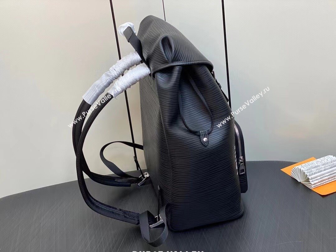 louis vuitton Montsouris Backpack in EPI leather BLACK M23099 2023 (kiki-230928-05)
