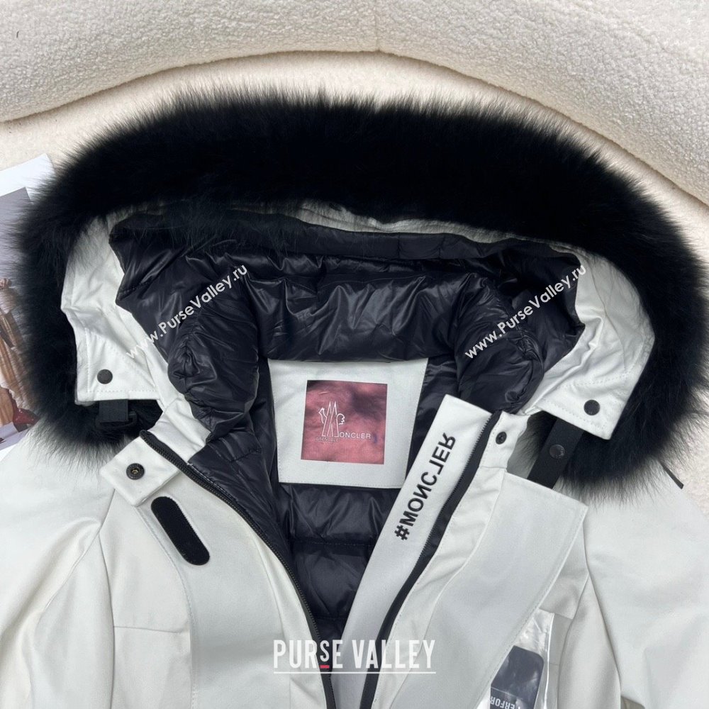 Moncler laplance SKI Jacket WHITE 2023 (QIQI-2401117-02)