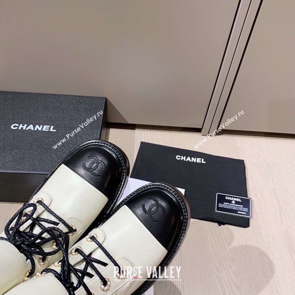 Chanel new cc boots white 2020 (modeng-20201649)